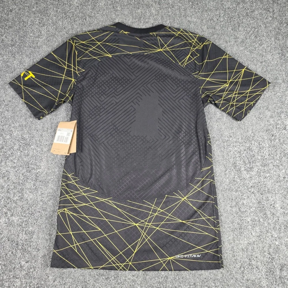 Jordan PSG Fourth Jersey Mens XS Black Yellow Dri-FIT ADV DR3797-010 NWT